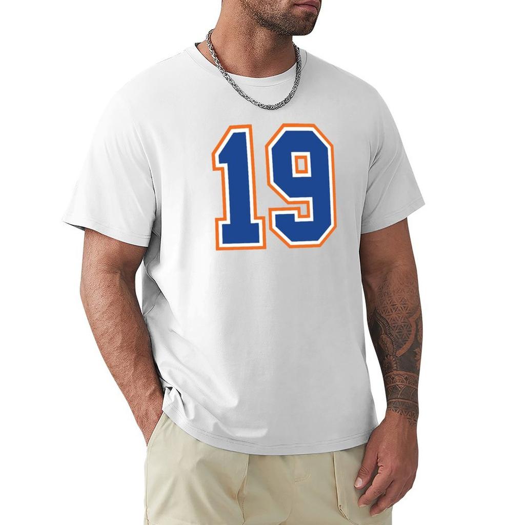 Neunzehn Trikotnummer Sport 19 T-Shirt Trend Kunstdruck T-Shirt