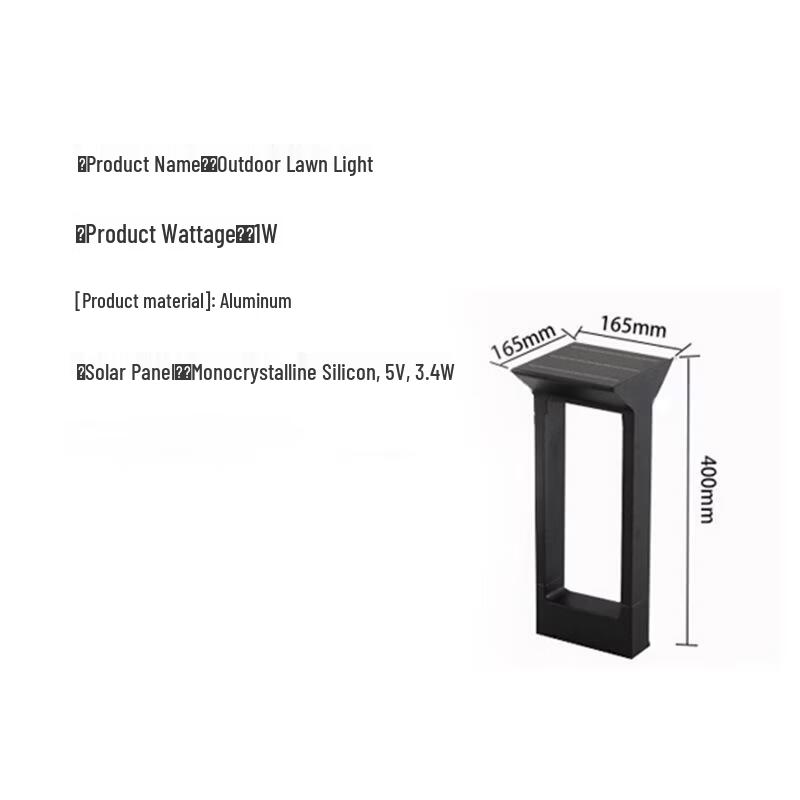 NuFeng Solar LED Garden Light