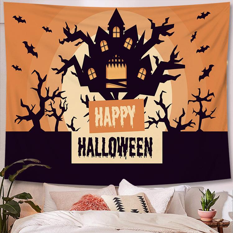 Scary Blood Palm Halloween Wall Hanging Tapestry Rug Halloween Party Wall Covering Tapestry Home Bar Halloween Decor Tapestry