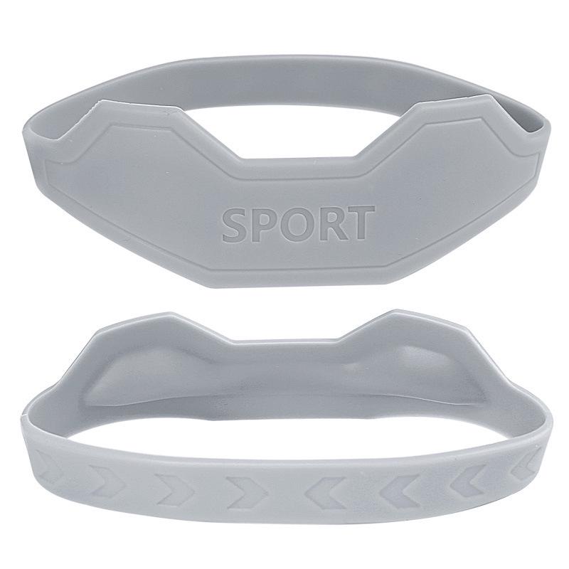 Silicone Knee Brace and Jump Rope Set for Outdoor Sports - Shock Absorption and Compression Support with Elastic Fixation and Patella Protector.