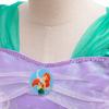 Little Mermaid Ariel Princess Costume For Girls Purple Carnival Cosplay Birthday Party Mermaids Dress Christmas Children Clothes