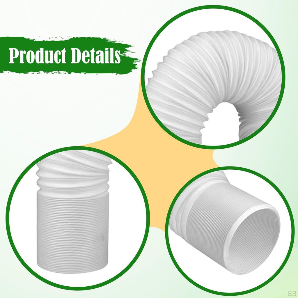 Furtun de evacuare AC cu diametrul de 5,9'', adaptor universal pentru aer condiționat