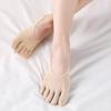Orthopedic Compression Socks Women'S Toe Socks Ultra Low Cut Liner With Gel