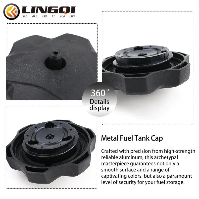 LINGQI RACING Fuel Gas Petrol Tank Cap Oil Tanks Cover For Dirt Pit Bike Off Road ATV Quad Motocross Universal Accessories