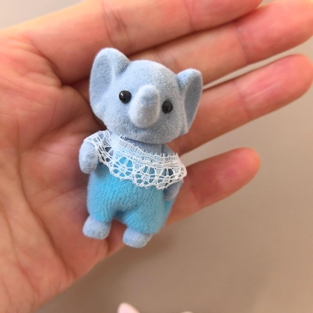 

Имитация Лесная семья кроликов Сделай сам Игровой набор Мини фигурка кролика и медведя Игрушка Куклы Детские подарки розовый