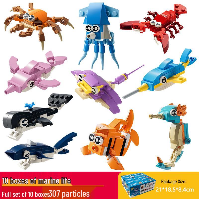 Xiaomingxing Bausteine - Kompatibel mit Lego, Pädagogisches Montagespielzeug mit kleinen Partikeln für Jungen