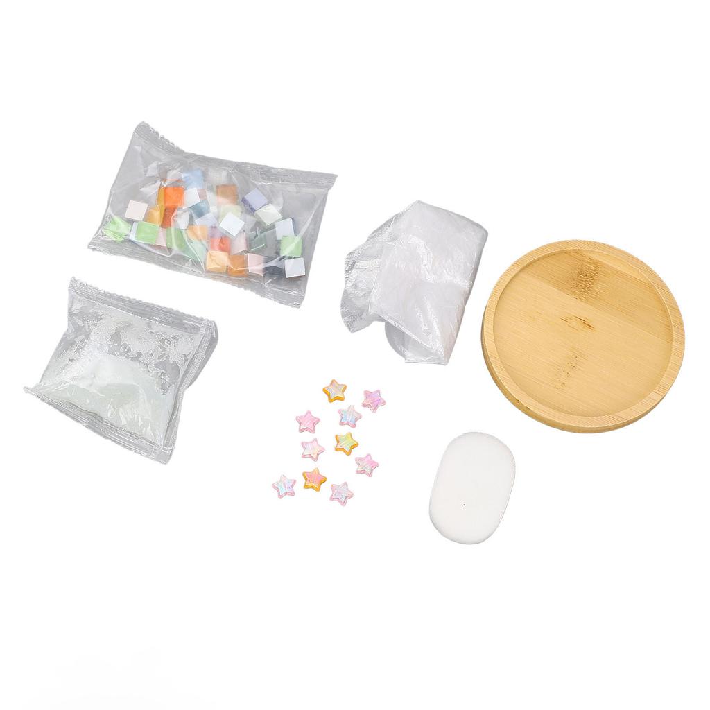 Coaster Materials Kit Mosaic Coaster Making Kit Craft Supplies for Home Decor Gift
