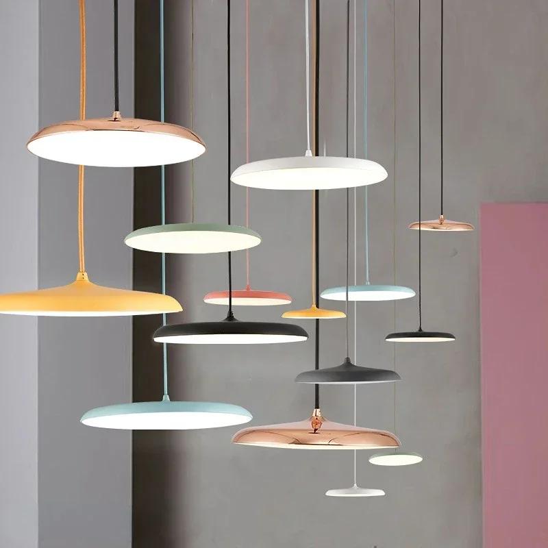 Nordic Restaurant LED Pendant Light Danish Design Art Pendant Light Dining Table Living Room Home Decoration Lighting Fixtures
