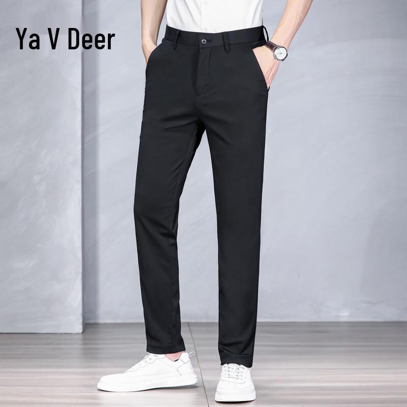 

Men s Loose Straight Business Casual Pants 31