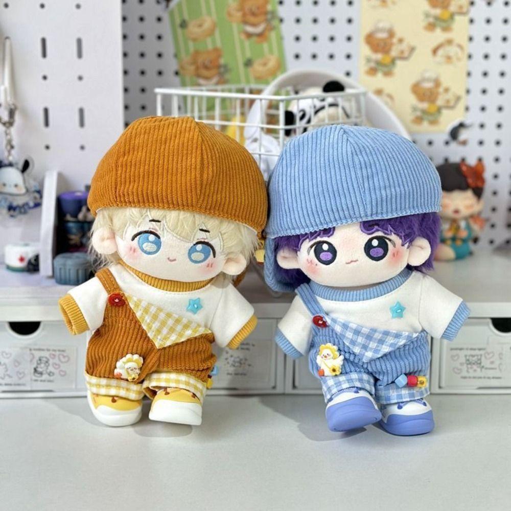 Multicolor Cotton Doll Clothes Dress Up No Attribute Doll Clothes  20cm Cotton Doll