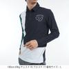 TaylorMade Color Block Long Sleeve Polo Shirt, Navy, Size M, Men's, 2024FW UN352
