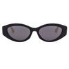Sunglasses With Hollow Design And Irregular Shape Unisex Sunglasses Black Gold 30MONTAIGNEB6F