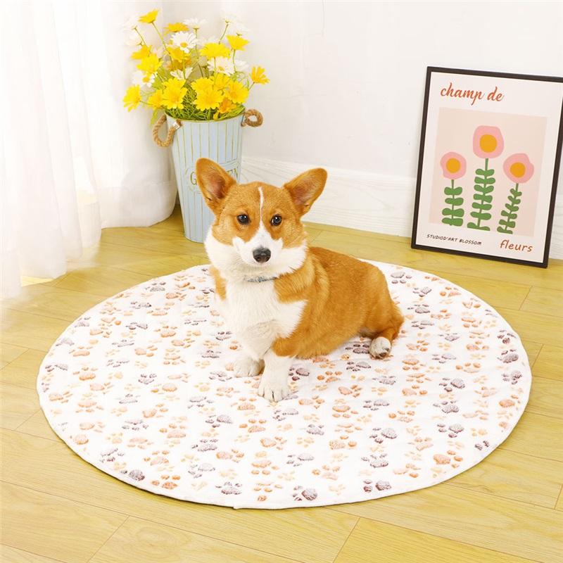 Four Seasons Universal Waterproof Dog Mat, Round Machine Washable Urine-proof Mat, Non-slip Breathable Car Mat, Recycled Pet Mat
