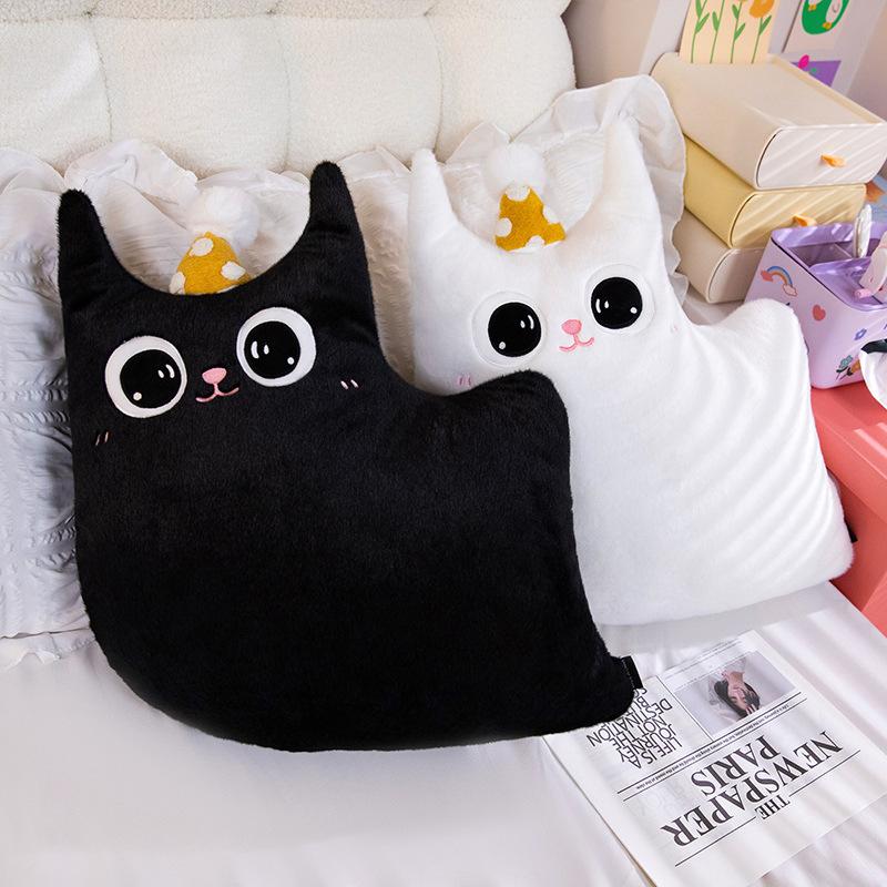 Soft cat throw pillow plush toy doll cat doll home pillow cushion girl doll