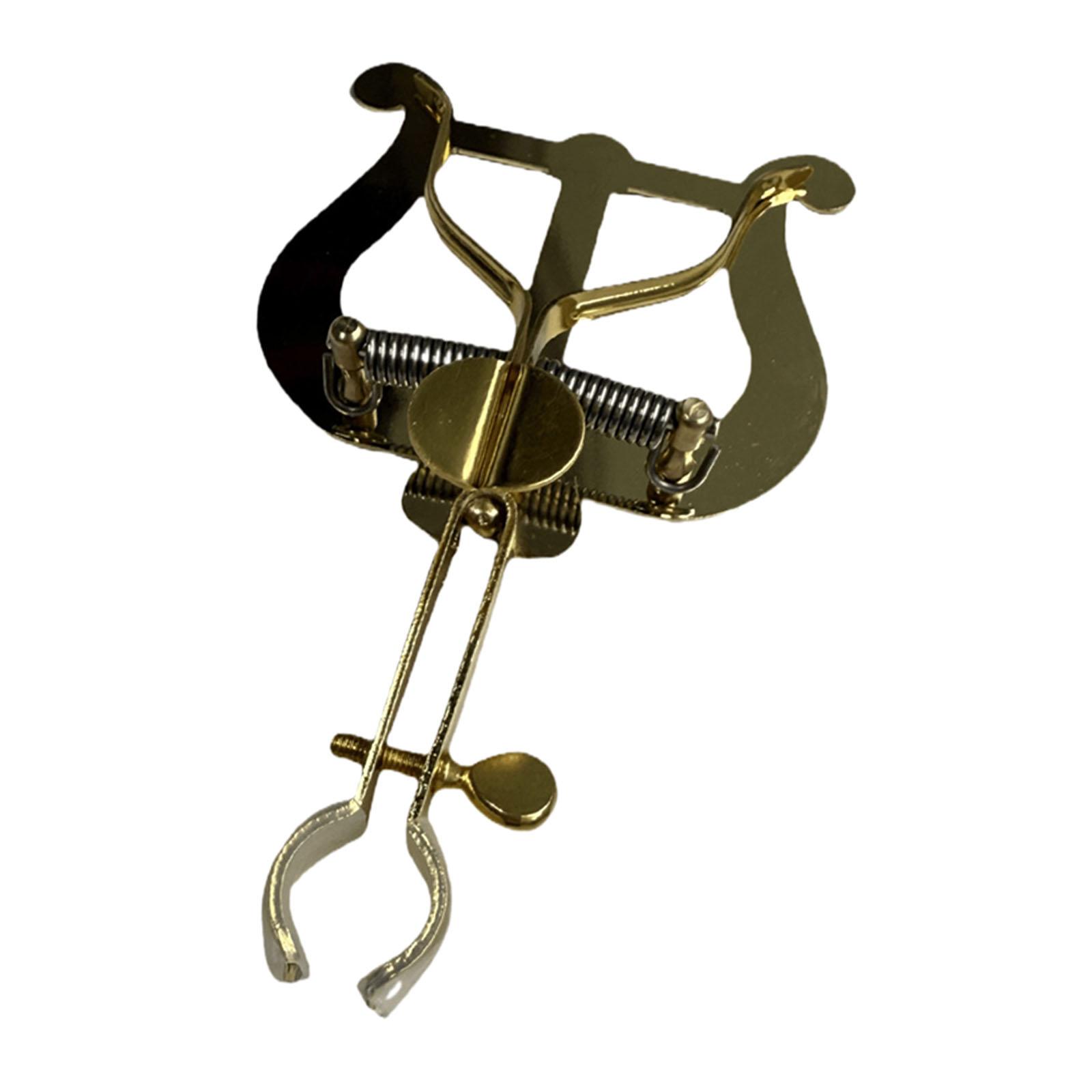 

Trumpet Music Sheet Clip Easy to Use Convenient Easy to Install Stable Professional Instrument Supplies Trumpet Marching Clamp золотой