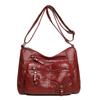 Single Shoulder Soft Leather Large Capacity Diagonal Bag