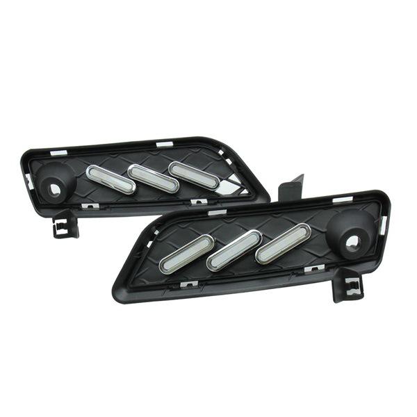 BMW X3 F25 (09-13) Flowing Yellow & Blue Daytime Running Lights Pair, Vehicle-Specific