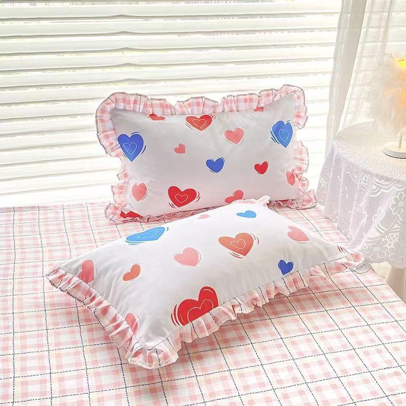 

Наволочки Пара утолщенных бытовых кружевных 48x74см