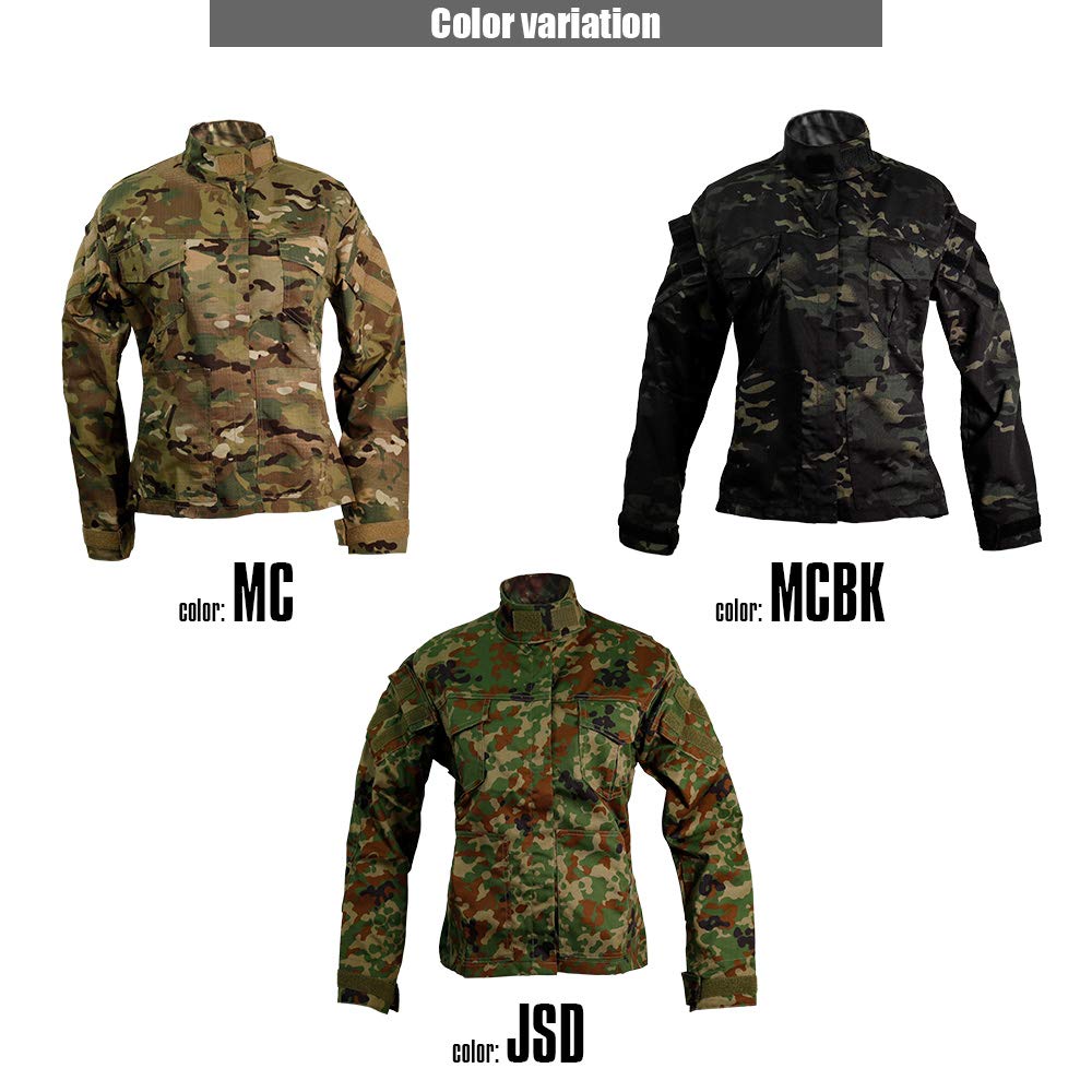 LayLax GHOST GEAR Women's BDU Sharp Jacket, MC, Size S, Airsoft Gear