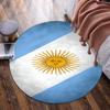 Argentina Flag Design Round Rug for Livingroom,Bedroom, Palyroom, Chair Rug, Area rug, Circle Carpet, Fan Christmas gift