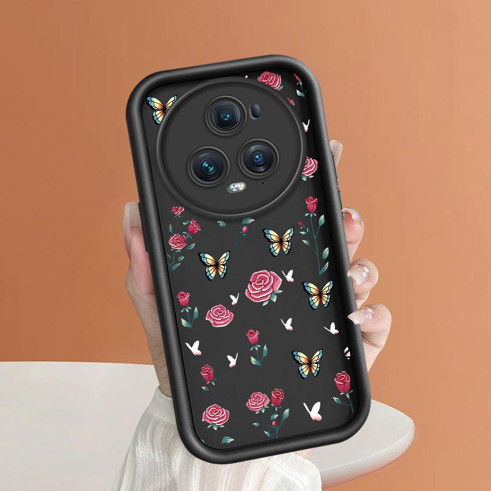 Soft Silicone Square Ladder Printing Pattern Phone Casing Full Cover Camera Shockproof Protection Rubber Case for Huawei Honor