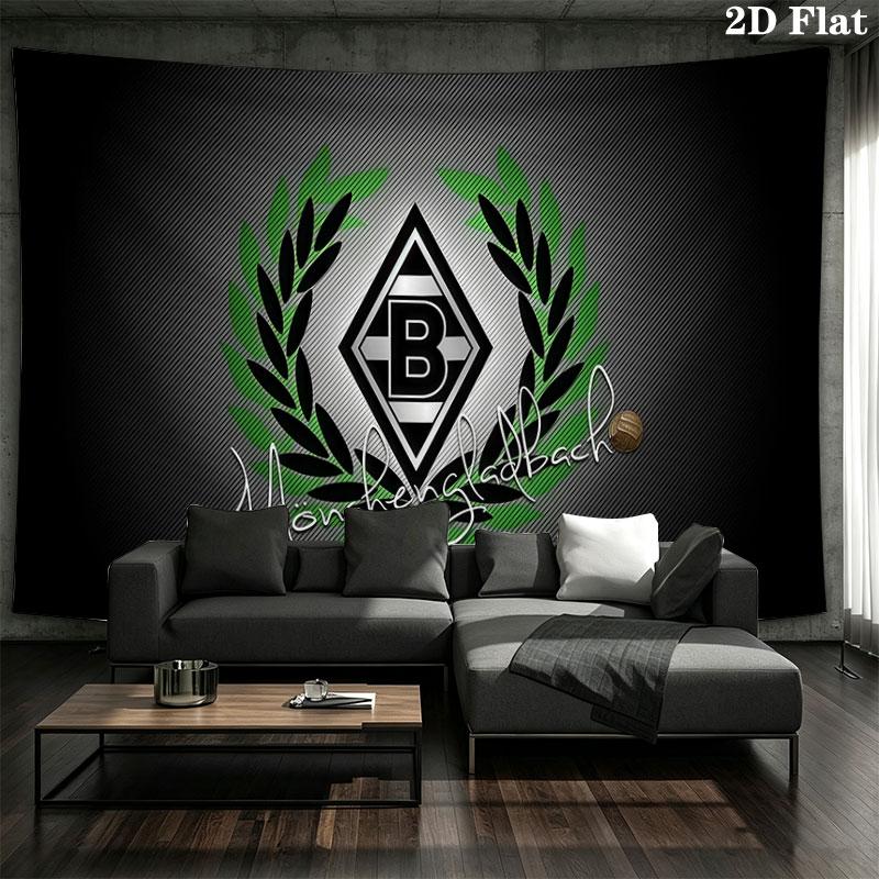 Borussia Monchengladbach Wall tapestry, aesthetic printed fabric blanket, suitable for bedroom, living room, and home decor.
