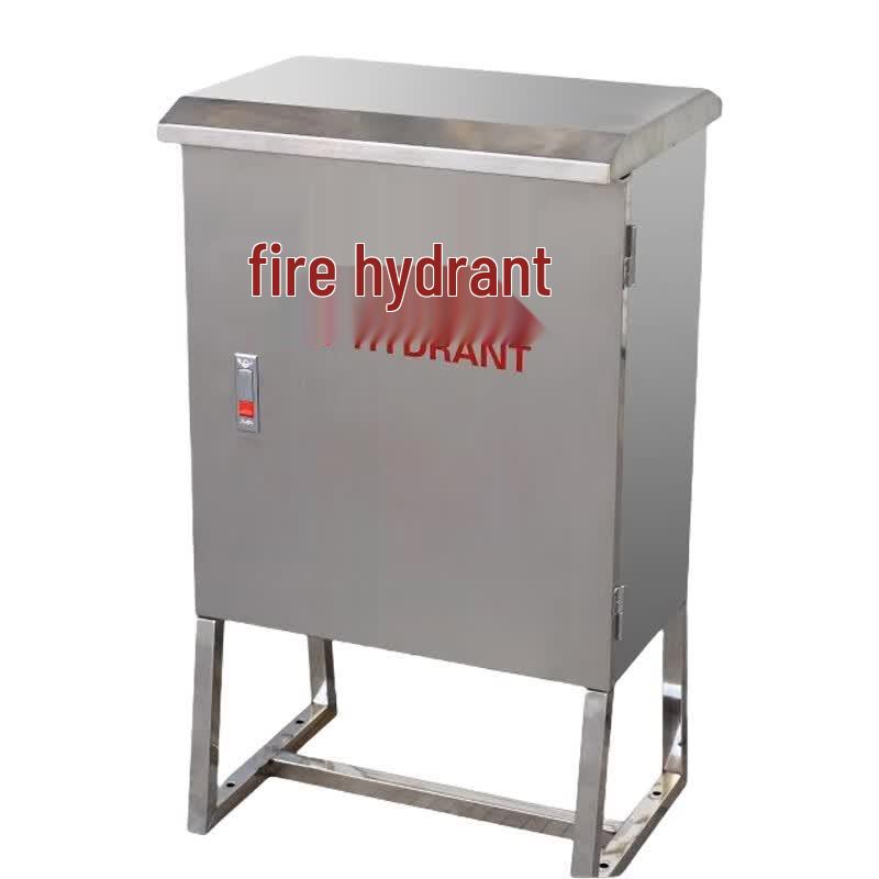 304 Stainless Steel Fire Hydrant Cabinet with Hose Reel