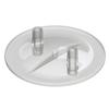 Milk Bucket Lid - KERBL - 30 L - Transparent Polycarbonate - Resistant - Flat Version
