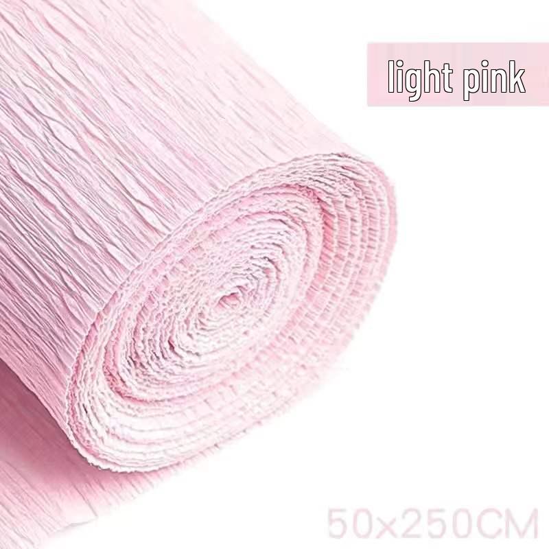 Thickened Colored Crepe Paper for DIY Rose Origami and Kindergarten Crafts