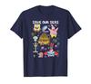 Spongebob Squarepants Save Our Seas Earth Day Group Poster T-Shirt