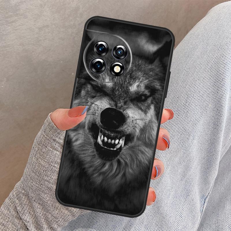 Angry Wolf Cover For OnePlus Nord 4 3 CE 2 Lite N20 N10 N30 OnePlus 8T 10T 13 13R 12 12R 11 10 Pro Case