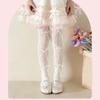 Soft and Breathable Children's Pantyhose Baby Leggings with Bowknot Detail, Trendy & Comfortable Long Stockings