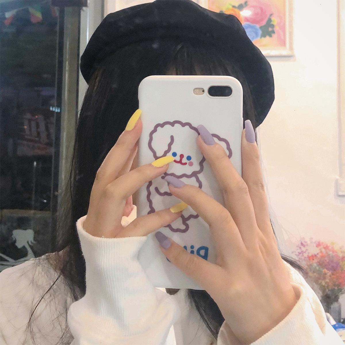 Purple & Yellow Ballet Two-Tone Waterproof Removable False Nails Stickers