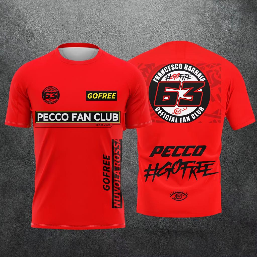 Familie #63 Grafisches Kurzarmtrikot Schnelltrocknend Atmungsaktiv Leicht Motocross Renn-T-Shirt für Erwachsenen-Fan