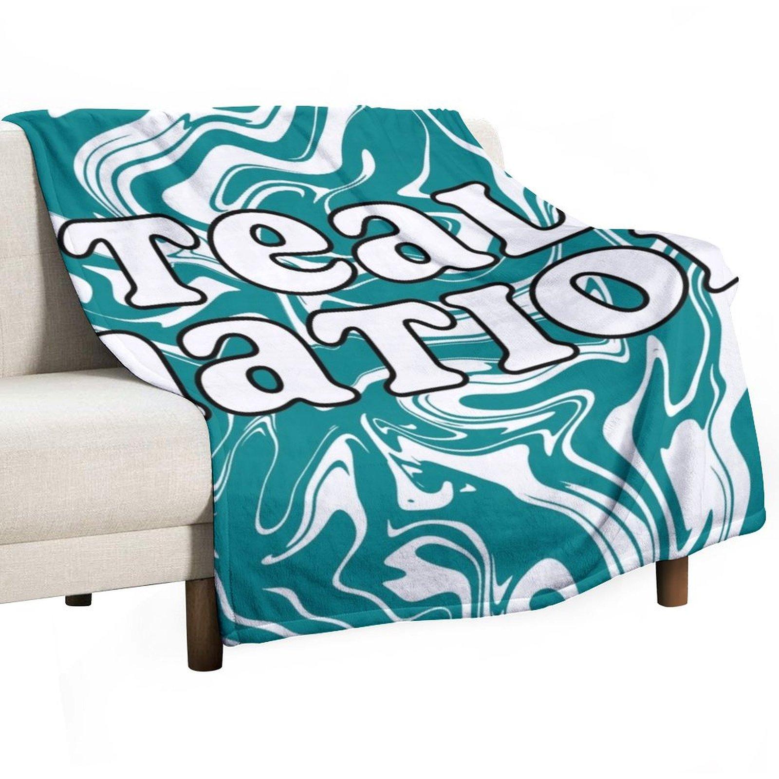 teal nation ccu Throw Blanket Sofas Blankets Sofas Of Decoration Decorative Sofas Flannel Blankets 30x40in