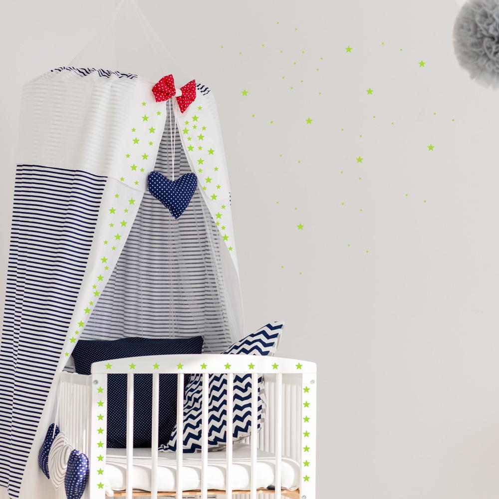 Leuchtende Sterne & Schalter Wandsticker Set für Kinder - 420 Stück