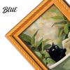Vintage Style Cat Ornaments Black Wooden Refrigerator Magnet Halloween Theme Decorative Cute Pumpkin Magnet Set Magnetic Decal for Kitchen Cabinets