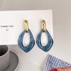 Korean Retro Dangle Earrings: S925 Silver Needle, Small Studs for Women
