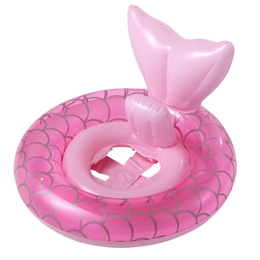 Xiao Lv Inflatable Baby Swim Ring with Removable Sunshade Canopy