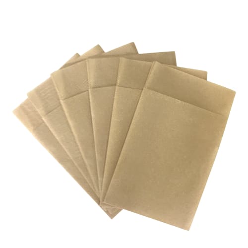 Daikoku Kogyo Paper Napkins, Natural, 25 X 25cm, Unbleached, 6-Fold, 31224, 500 Sheets