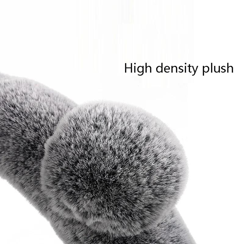 Cute car steering wheel covers with ears, anti-slip, suitable for motor vehicles and car steering wheel decoration