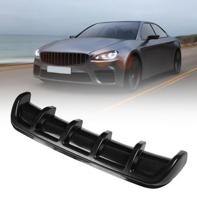 Black   Car Rr Bumper   Fin Spoiler Diffuser(Black)