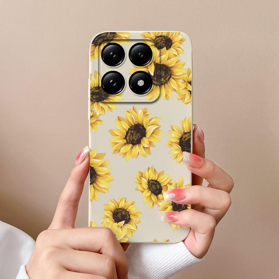 Cover For Xiaomi 14T 5G Case Fashion Love Heart Pattern Funda Shockproof Soft Silicone Phone Bags For Xiaomi 14T Pro Bumper Capa