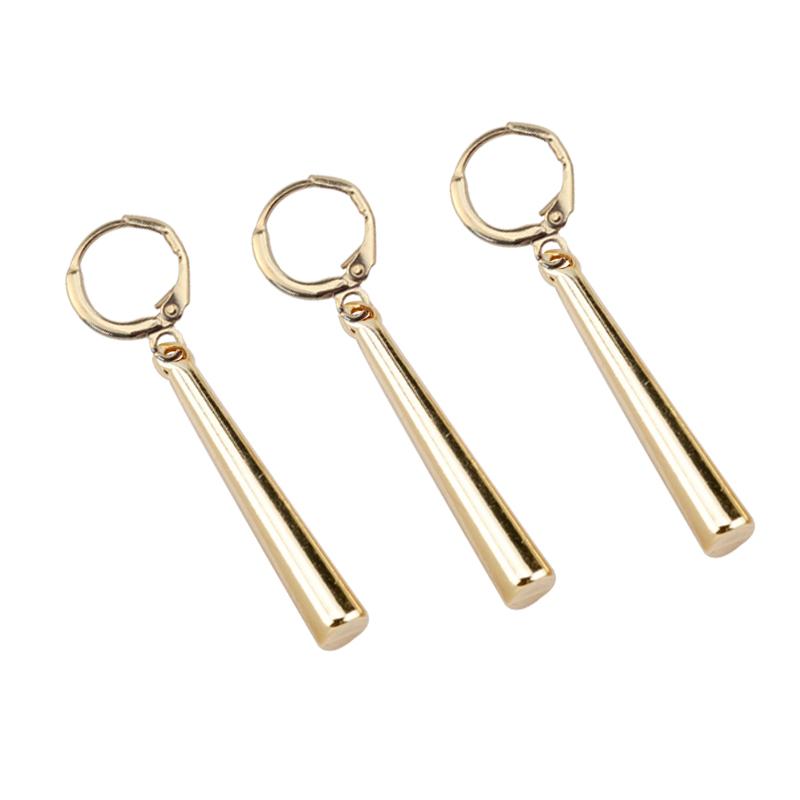 Anime One Piece Roronoa Zoro Cosplay Earrings Sauron Ear Clips Golden Pendant Hook Earrings For Women Men Jewelry 3Pcs/Set