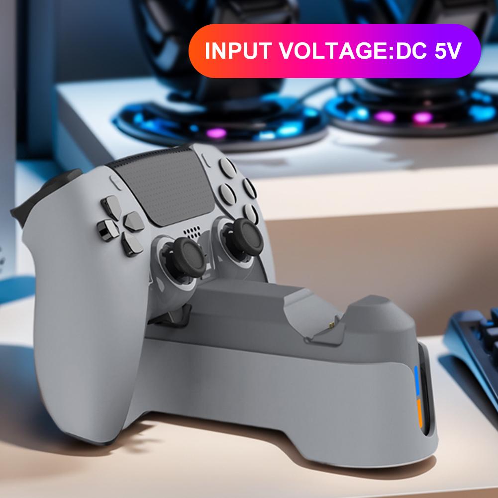 For PS5 Dual Controller Charging Dock with LED Indicator Charging Station Controller Charger Station for PS5 Joystick Gamepads