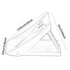 Heavy Duty Tire Chock Foldable Metal Wheel Block Non Slip Support for Car SUV Trailer RV Truck