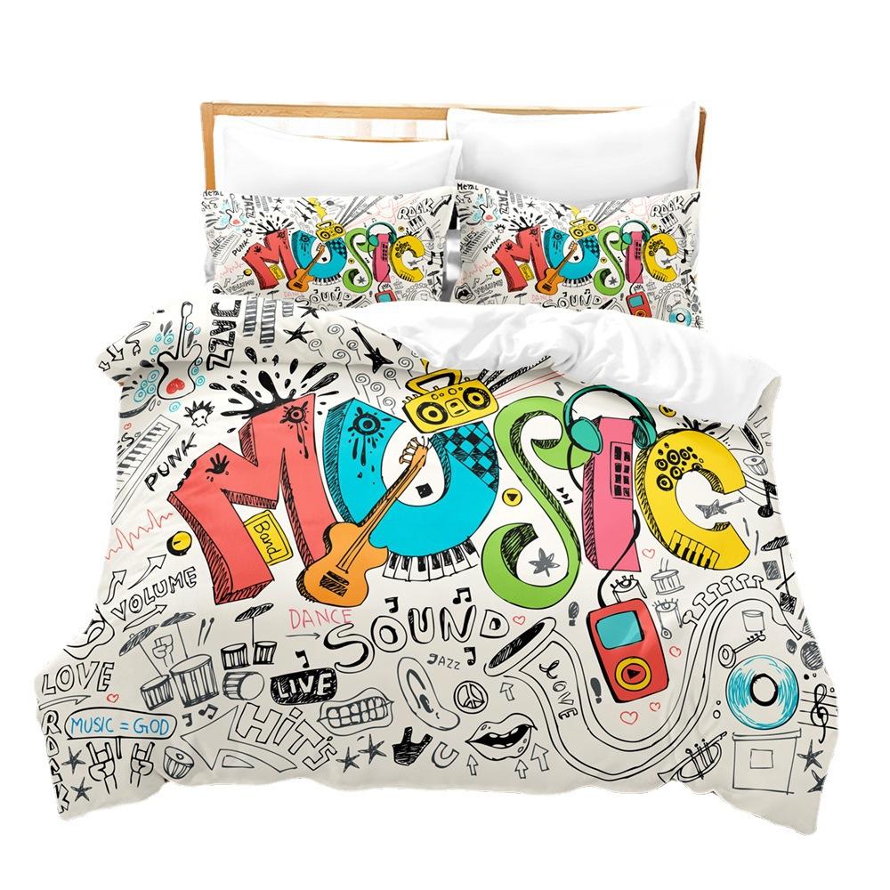 Mote trykkingsteknologi, 3D digitaltrykk, sengetøy, dynetrekk, putetrekk, tredelte sett