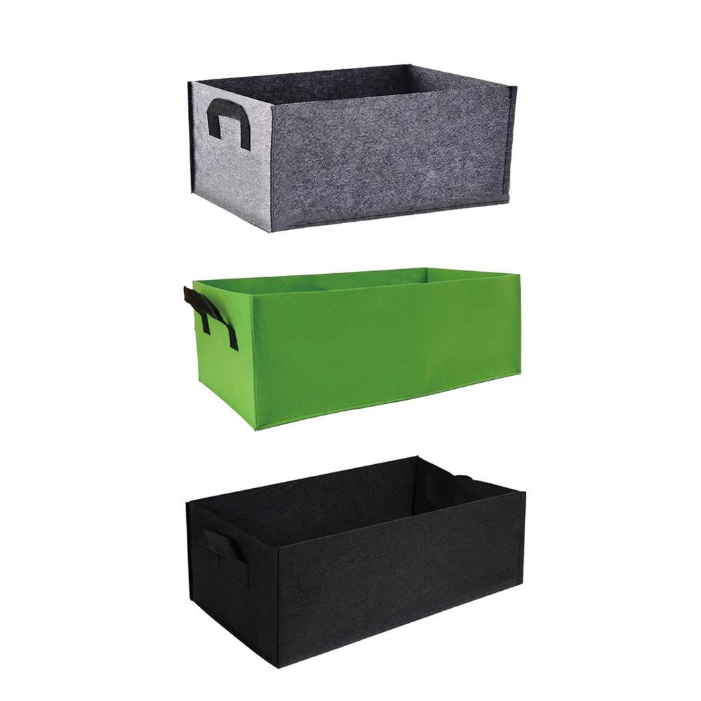 Tear Resistant Plant Grow Bags Container With Reinforced Handles Perfect For Flower Vegetables Small Space Gardeners