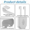 Toilet Tablet Holder Toilet Tank Bracket Hook Holder Rust Resistant Plastic Cleaner Carrier Bleach Tablet for Home