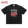 Coca-Cola Unisex Distressed Kühlendes Kurzarm-T-Shirt